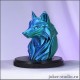 ФИГУРКА ЛИСА СТАТУЭТКА СЕВЕРНОЕ СИЯНИЕ МИСТИЧЕСКИЙ ДЕКОР и КРАСИВЫЙ ПОДАРОК