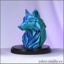 ФИГУРКА ЛИСА СТАТУЭТКА СЕВЕРНОЕ СИЯНИЕ МИСТИЧЕСКИЙ ДЕКОР и КРАСИВЫЙ ПОДАРОК