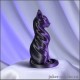 ФИГУРКА ФИОЛЕТОВАЯ КОШКА БАСТЕТ ЭЗОТЕРИЧЕСКАЯ СТАТУЭТКА для ПОДАРКА