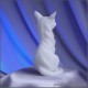 ФИГУРКА БЕЛАЯ КОШКА БАСТЕТ для ДЕКОРА и ТВОРЧЕСТВА ОРИГИНАЛЬНЫЙ ПРЕЗЕНТ КРАСИВАЯ СТАТУЭТКА