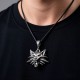 Кулон «Медальон Школы Волка» из аргентана с ведьмачьими знаками (The Witcher 3)