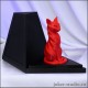 КОШКА БАСТЕТ КРАСНАЯ СТАТУЭТКА ОРИГИНАЛЬНЫЙ ПОДАРОК для УВЕРЕННОЙ ЖЕНЩИНЫ