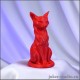 КОШКА БАСТЕТ КРАСНАЯ СТАТУЭТКА ОРИГИНАЛЬНЫЙ ПОДАРОК для УВЕРЕННОЙ ЖЕНЩИНЫ