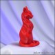 КОШКА БАСТЕТ КРАСНАЯ СТАТУЭТКА ОРИГИНАЛЬНЫЙ ПОДАРОК для УВЕРЕННОЙ ЖЕНЩИНЫ