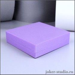 Фиолетовая коробка 75х75x20 мм для наборов бусин и браслетов, мерча (Опт / Розничная продажа)