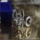 Кольцо-талисман Рысь тотемное животное | Купить женское кольцо с кошкой