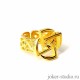 Золотое мужское кольцо Яровик со свастикой славянский символ солнца