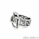 Серебряное мужское кольцо свастика знак Яровика славянский символ солнца