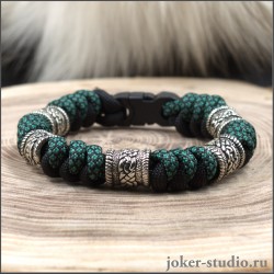 Кельтский браслет – купить на руку мужчине из паракорда с шармами в кельтском стиле в интернет-магазине Джокер 