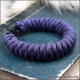 Браслет из паракорда фиолетовый плетение штопор – купить в мастерской Джокер