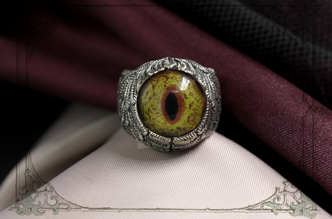 фэнтези кольцо глаз дракона виверны