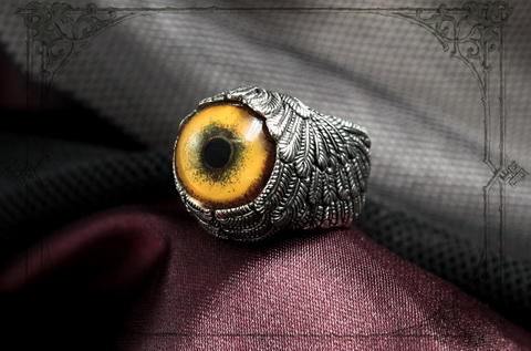 перстень с глазом гепарда купить стильные мужские кольца