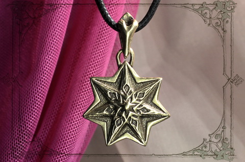 Эльфийская звезда ювелирный кулон талисман Подарок женщине на 40 лет