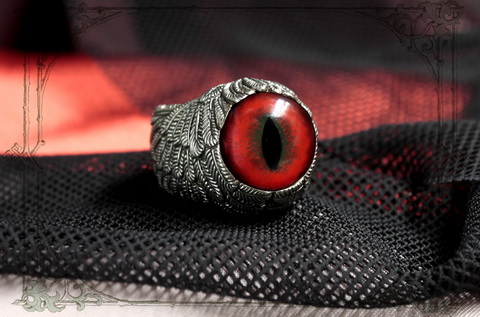 мужское кольцо глаз дракон JOKER-STUDIO
