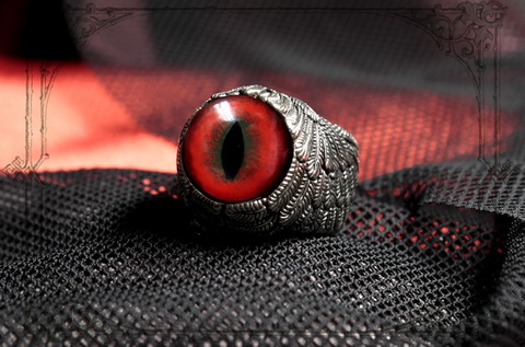 кольцо в виде глаза дракона JOKER-STUDIO
