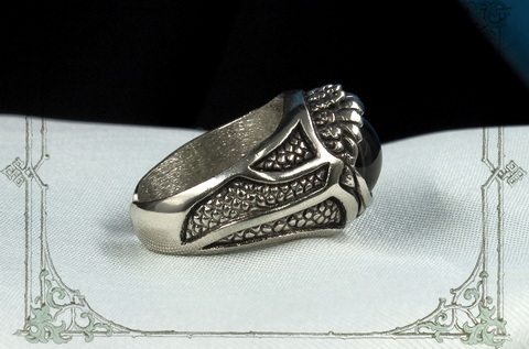Серебряное кольцо Дракон «Сила драконов»
