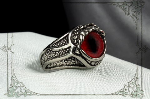 Ювелирный перстень Глаз Дракона красивый подарок