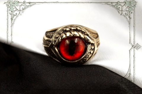 мужское кольцо глаз дракона