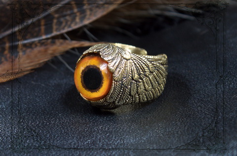 кольцо женское совa