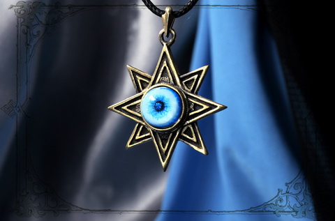 Звезда Иштар амулет с глазом хаски символ любви и дружбы