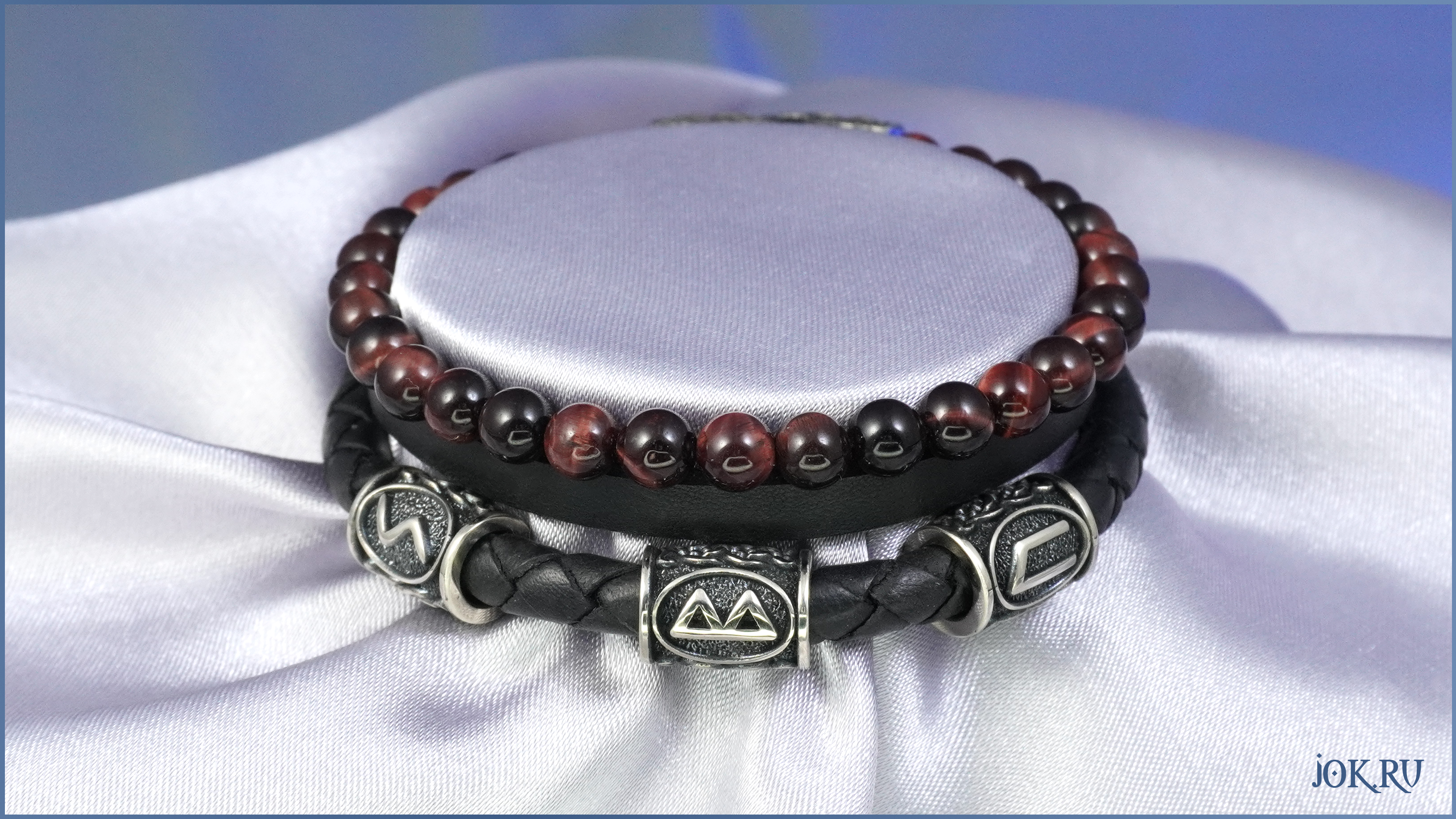 Кожаные браслеты с рунами на заказ: Уникальные аксессуары от Joker-Studio