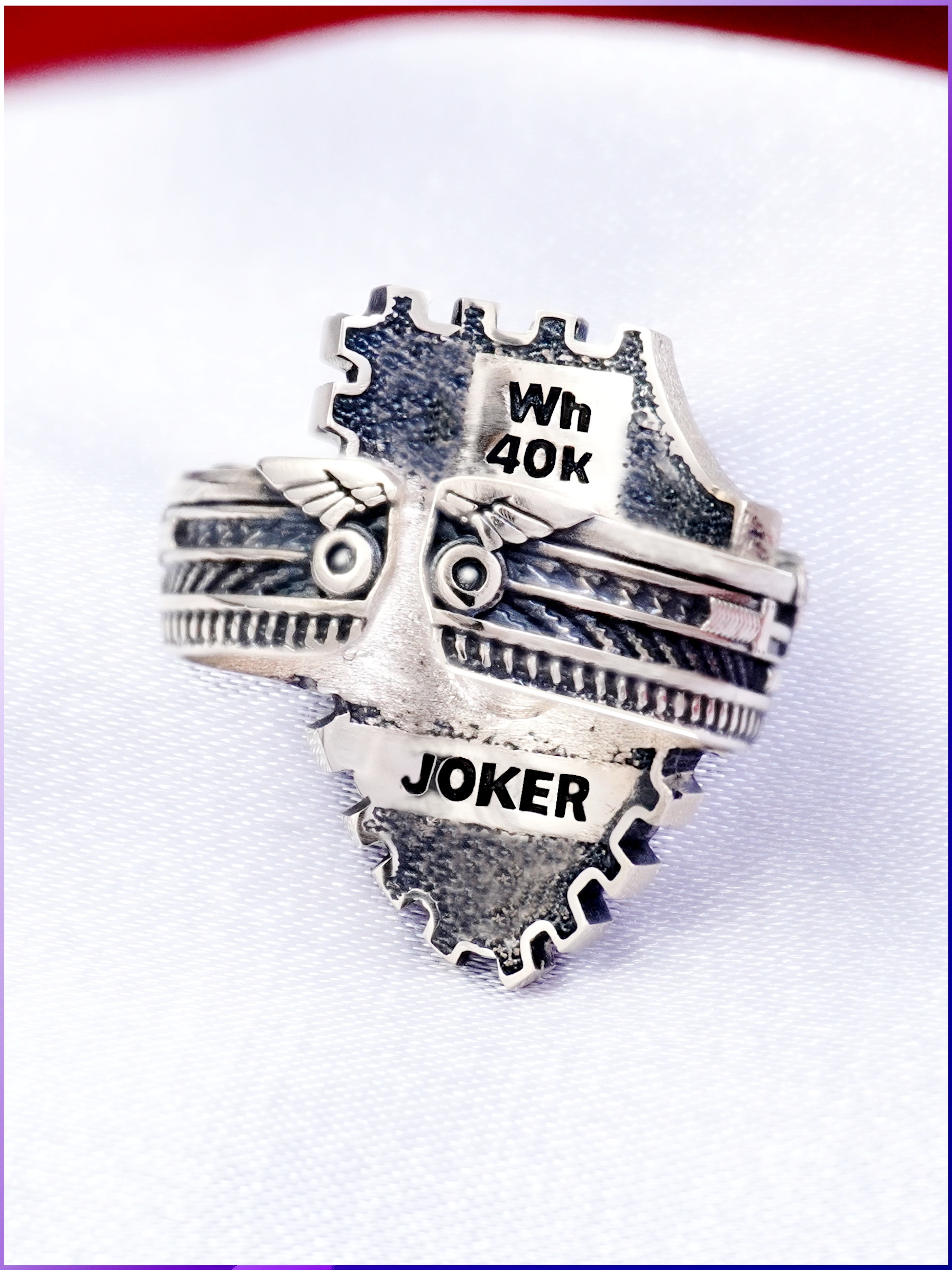 Перстень Adeptus Mechanicus в бронзе — мастерская Joker-Studio