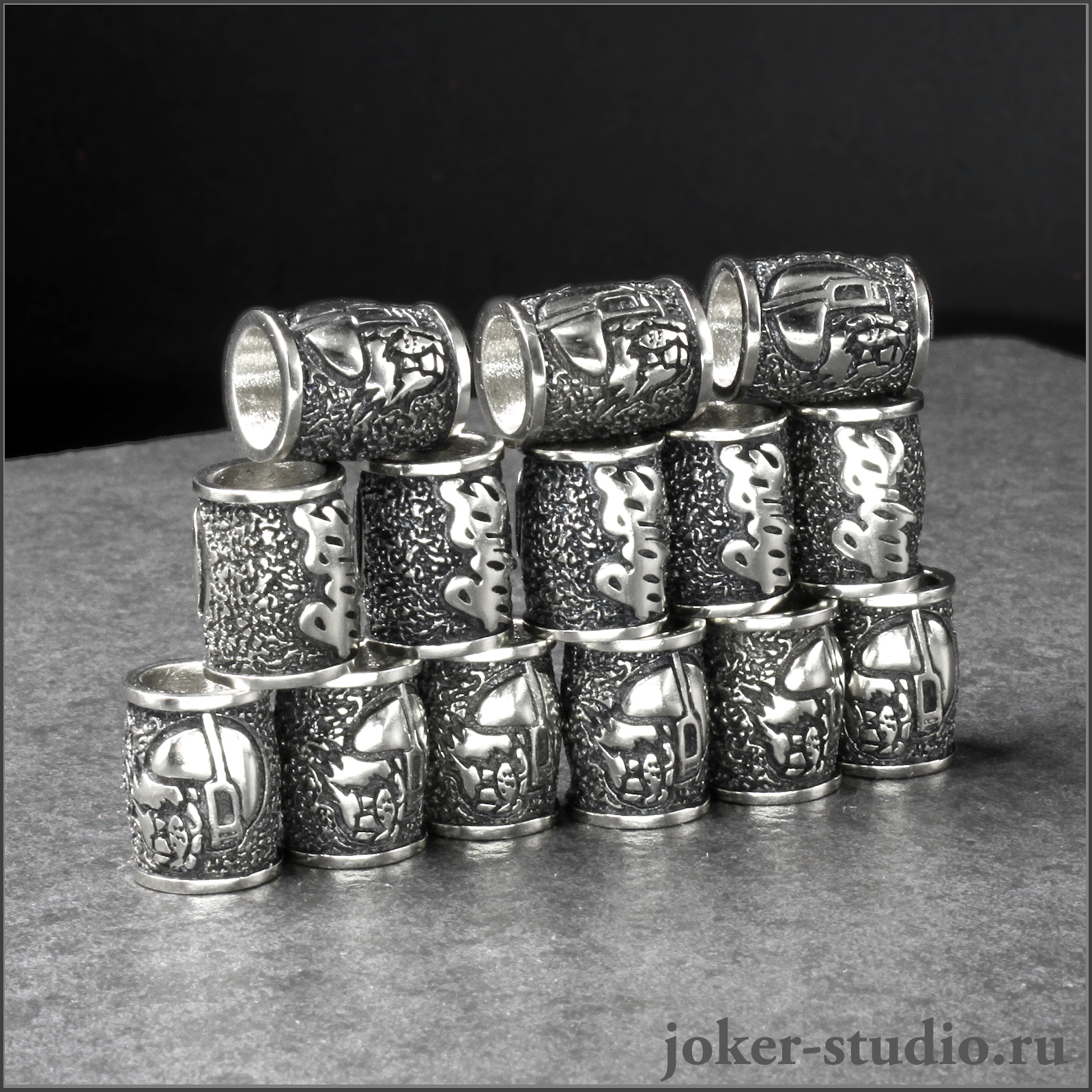 бусины из металла на заказ юбилейные подарки в Joker-Studio