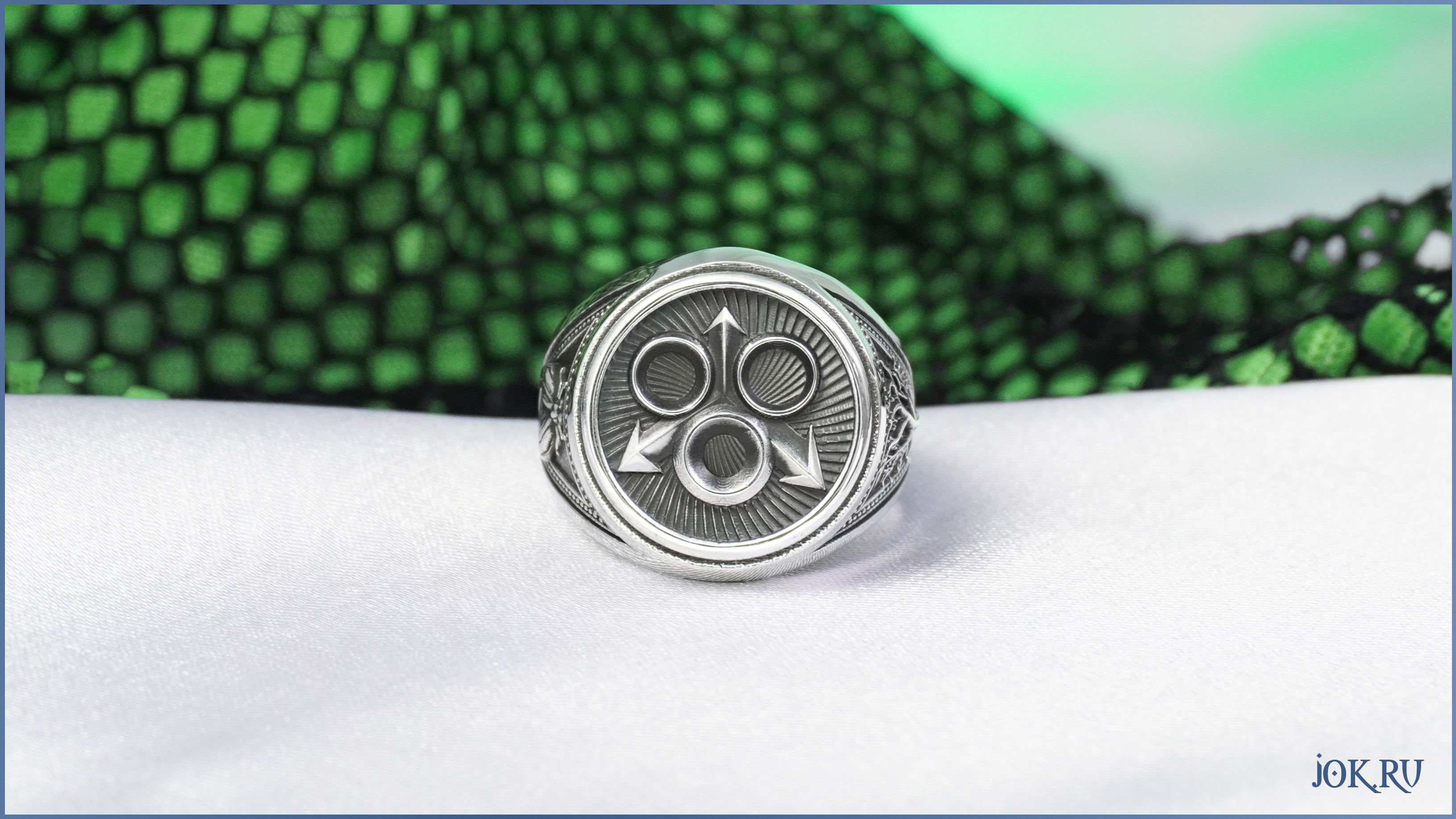 Кольцо с эмблемой Нургла Warhammer 40,000 - индивидуальный заказ от Joker-Studio