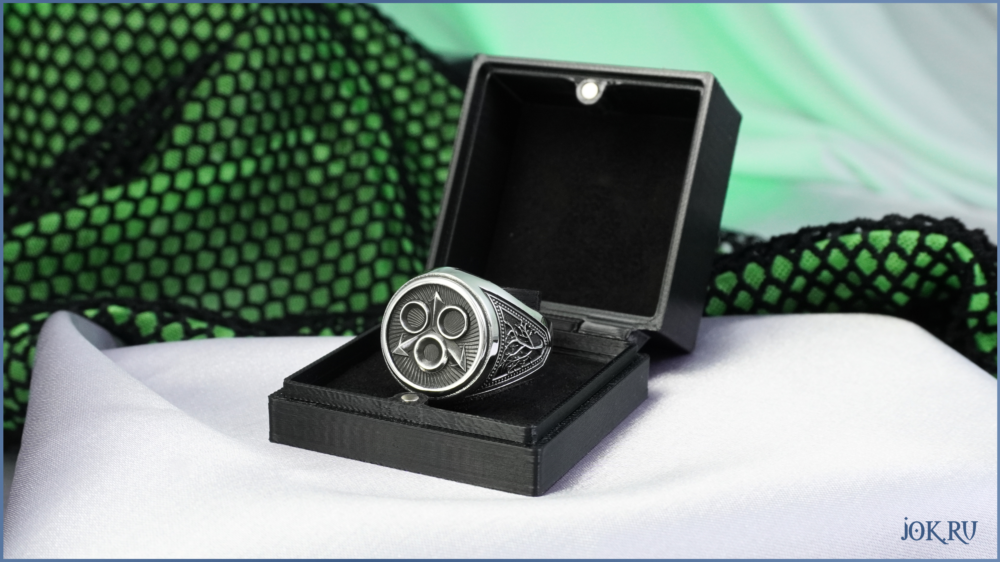 Эксклюзивное ювелирное кольцо с эмблемой Нургла для косплея и повседневной носки