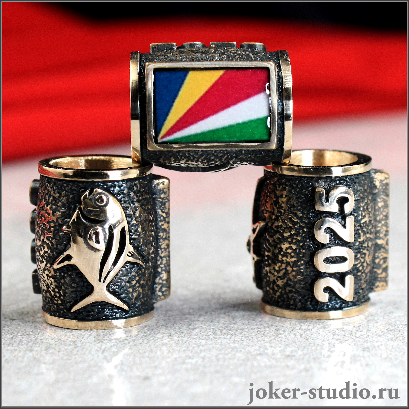 изготовление бусин и шармов на заказ серийное производство из металла в Joker-Studio