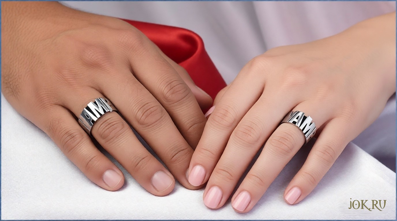 Ищете свадебные готические кольца? Парные кольца «Вамп» (Vamp) с вампирской символикой — ручная работа от Joker‑Studio. Подчеркните индивидуальность вашего союза мрачной эстетикой и глубоким смыслом.