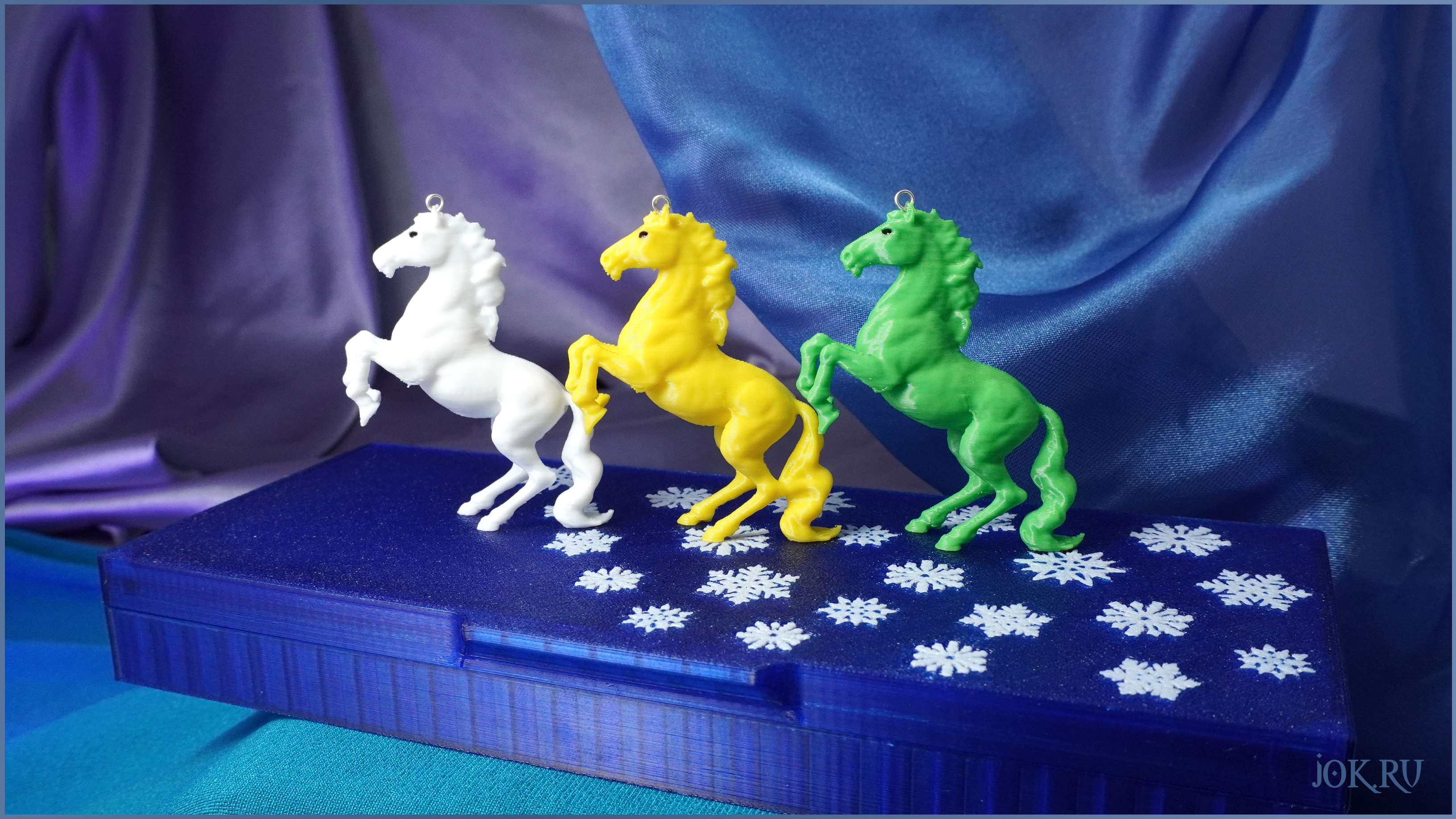 Елочные игрушки лошадки| Новогодние подарки от Joker-Studio