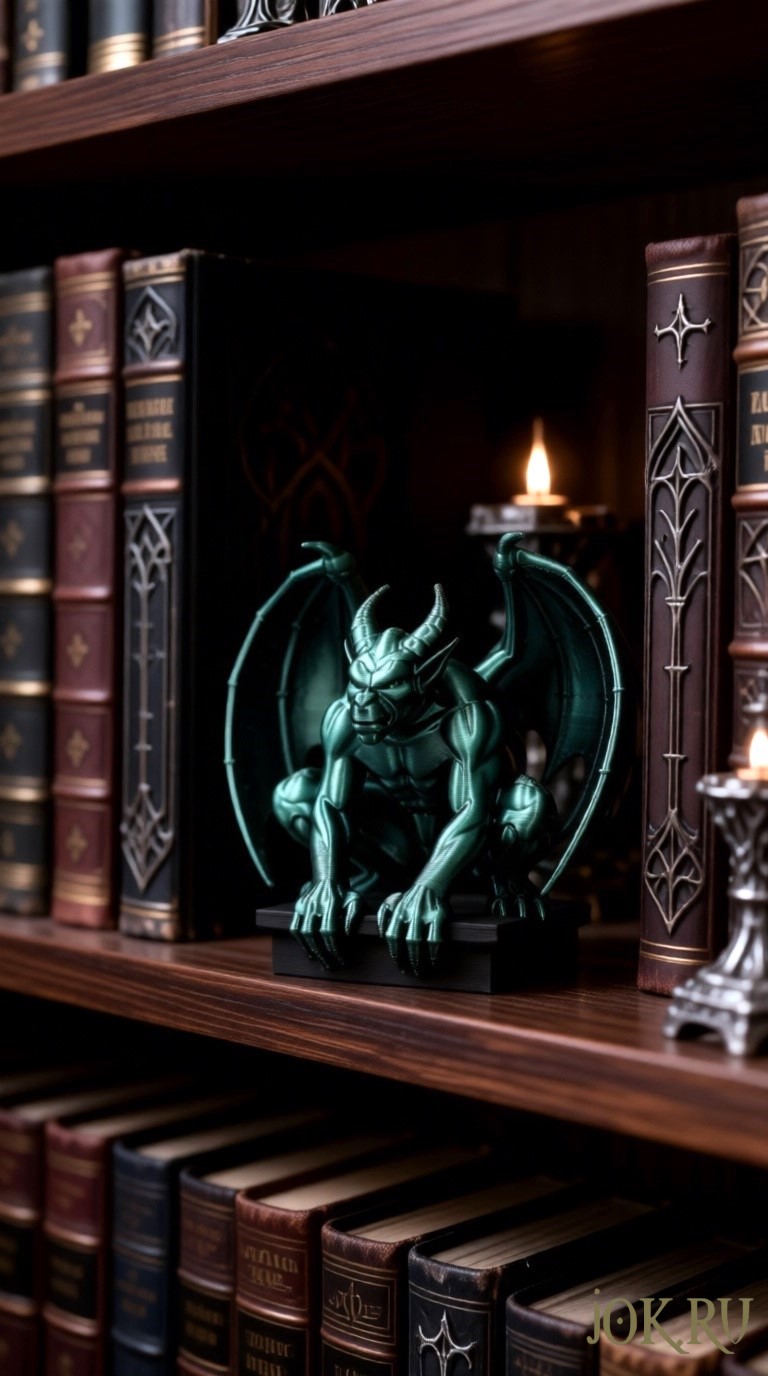 Малахитовая горгулья - уникальный сувенир для любителей мистики и символизма