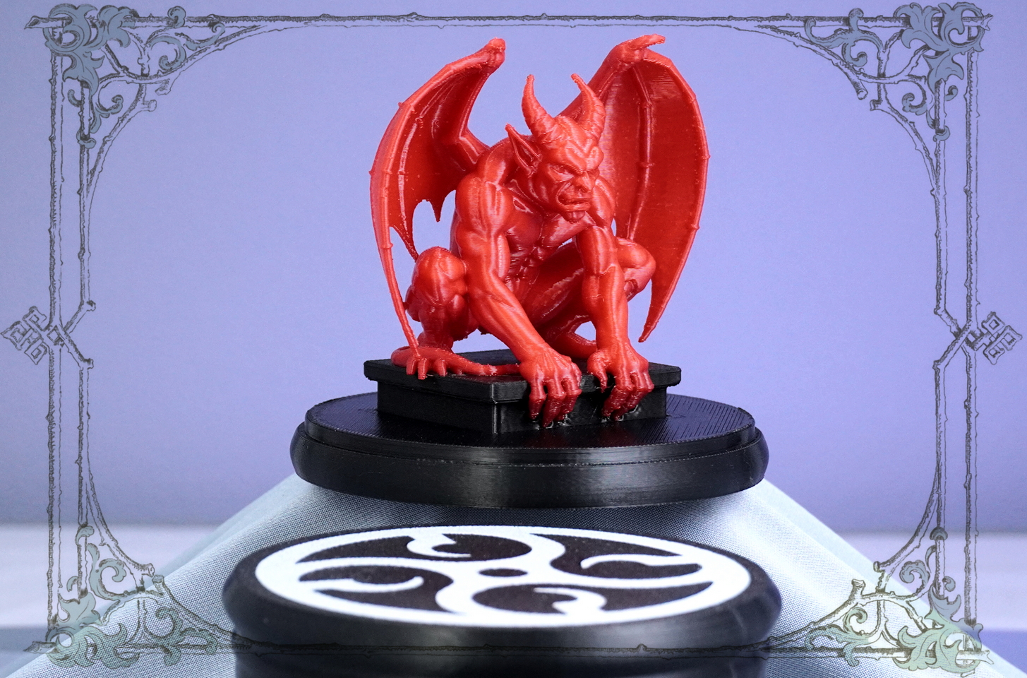 3D‑печатная горгулья фигурка из PETG