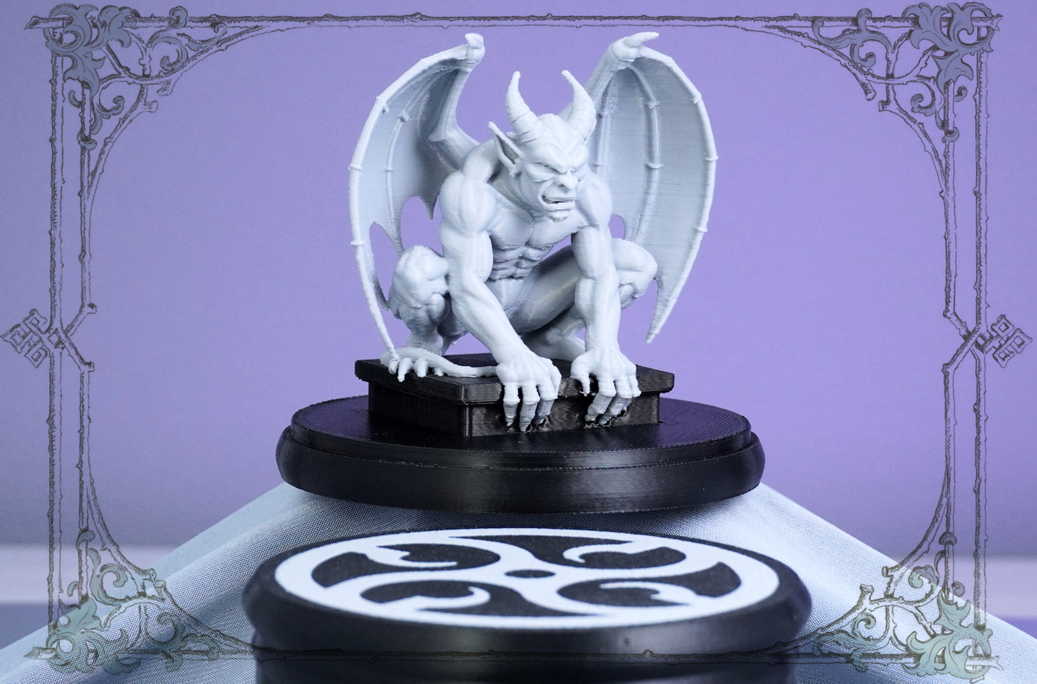 3D Печать Фигурок на Заказ: Таинственная Горгулья в Стиле Фэнтези от Joker-Studio