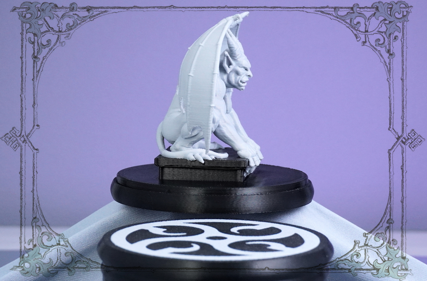 Статуэтка Горгульи для Интерьера: Готический Стиль и Фэнтези от Joker-Studio | 3D Моделирование