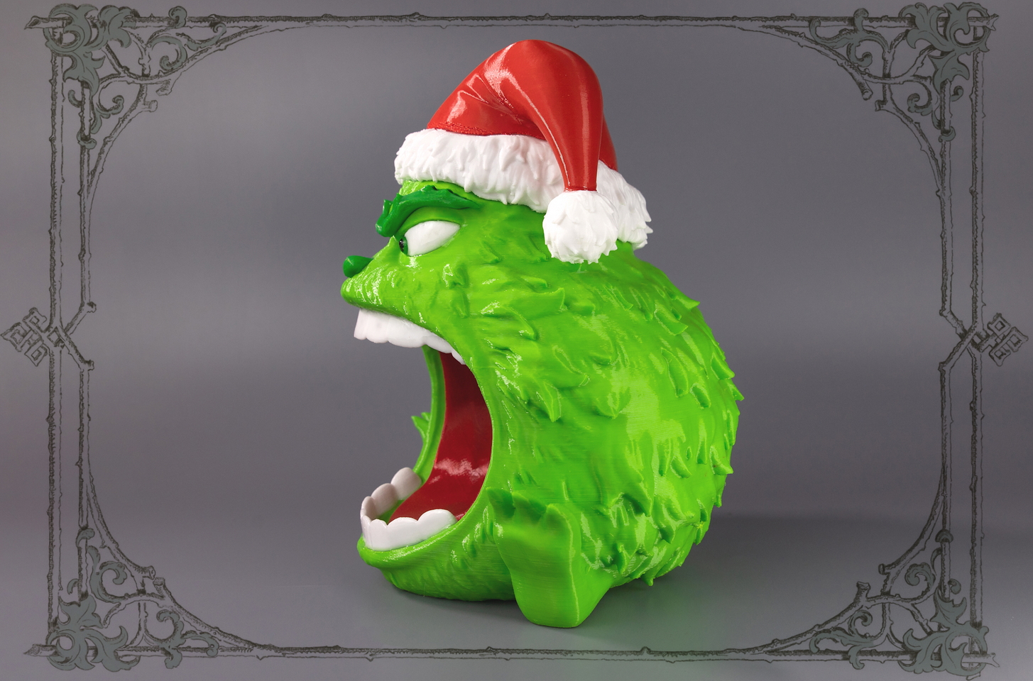 3D-печать фигурки Гринч – современное решение для создания уникального интерьерного декора