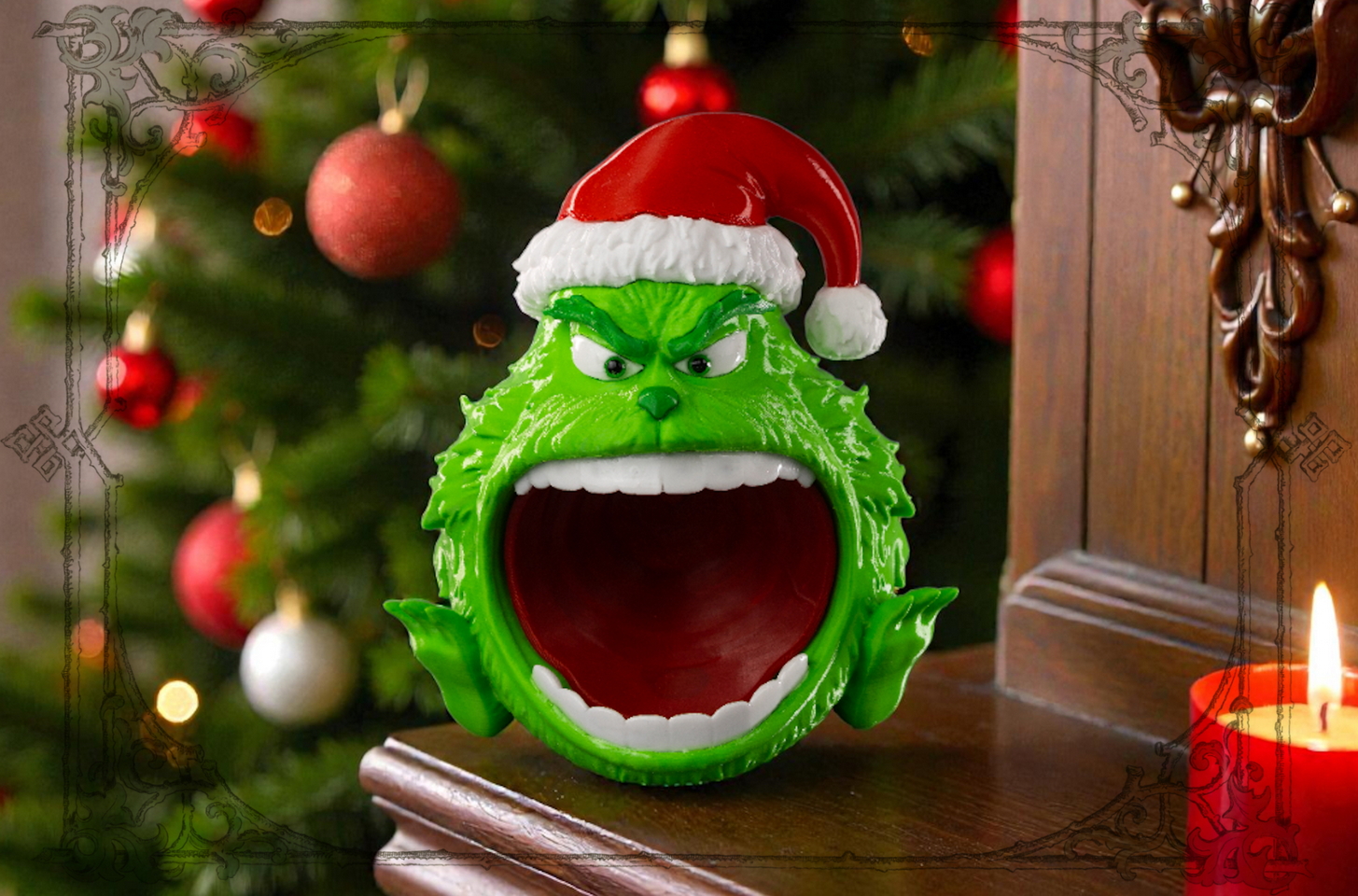 Гринч – яркая и полезная фигурка, которая станет изюминкой любого интерьера