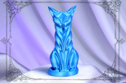 Статуэтка Голубая Кошка – элегантный оберег для дома и свежести интерьера в магазине Джокер
