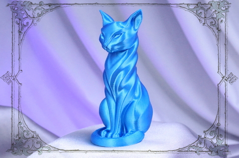 Статуэтка для дома – голубая кошка защищает и вдохновляет в магазине Джокер