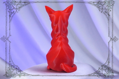 Красная Фигурка Кошки – идеальный подарок для любителя кошек.
