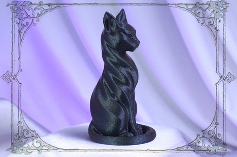 Черная кошка Бастет: Фигурка-талисман - уникальный подарок для подруги или близкого человека