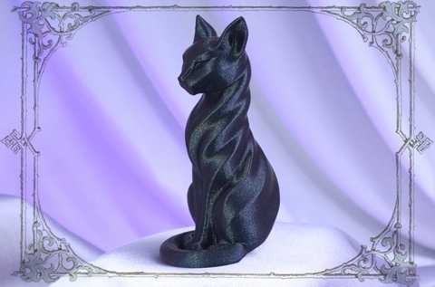 Фигурка Бастет: Черная кошка-оберег - защитите свой дом от негативной энергии в магазине Joker-studio