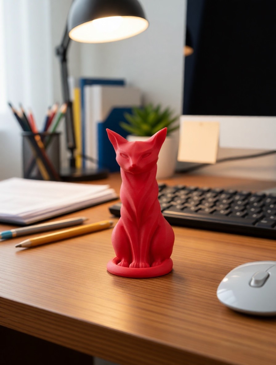 Оригинальная статуэтка кошки для полки в гостиной. Создайте уют вместе с Joker-Studio