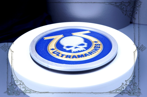 Геймерский костер Ultramarines Warhammer 40k из прочного многоцветного PLA пластика