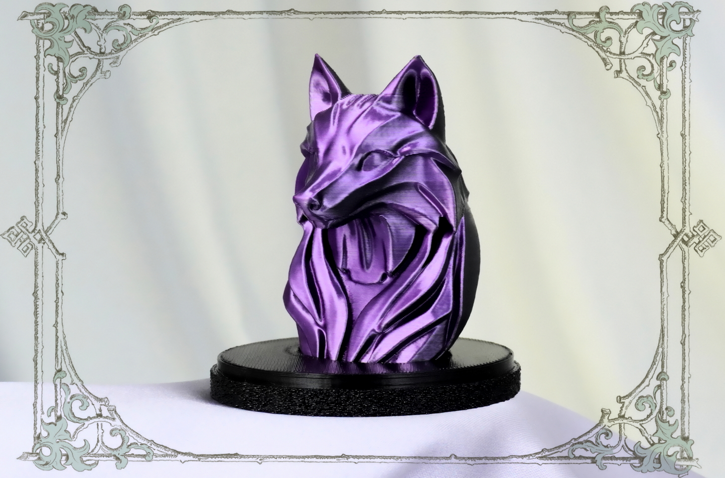 Статуэтка лисы в готическом стиле — магия на полке от Joker-Studio