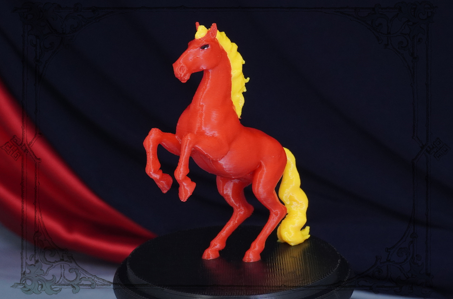 Фигурка Огненная Лошадь – Уникальный Сувенир от Joker-Studio