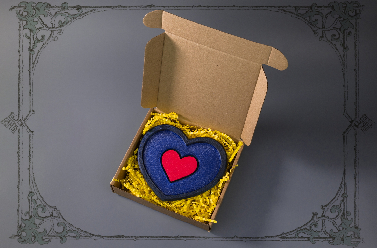 Подарок 14 февраля для девушки - трогательная подставка под чашку с сердцем