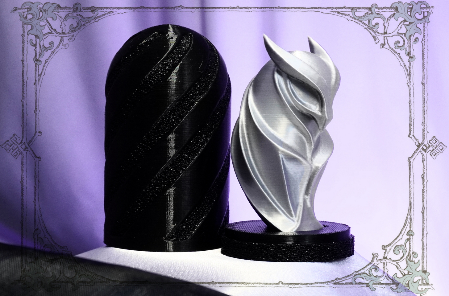 Фигурка совы с серебряной птицей – тотемный сувенир для декора дома или офиса, символизирующий мудрость и защиту