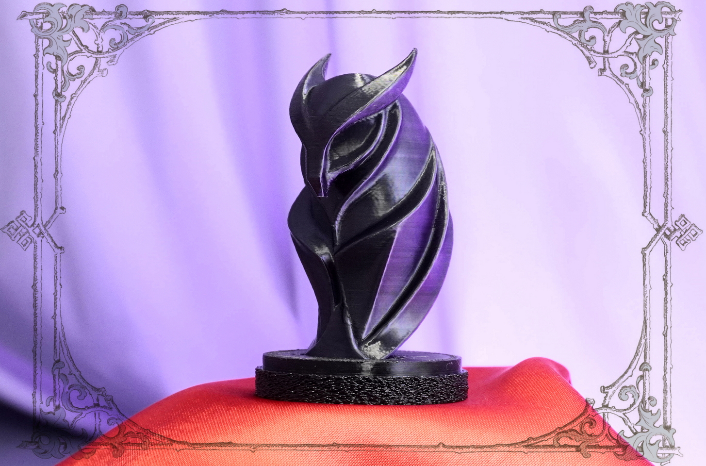 Фиолетовая сова фигурка – символ мистики и духовности, идеальный подарок для любителей готики и мистики от Joker-Studio